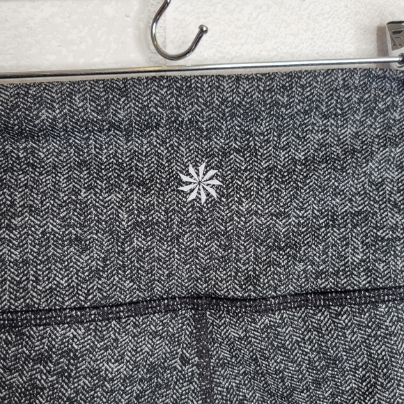 Athleta Black Heathered Gray Active Leggings - Picture 6 of 6